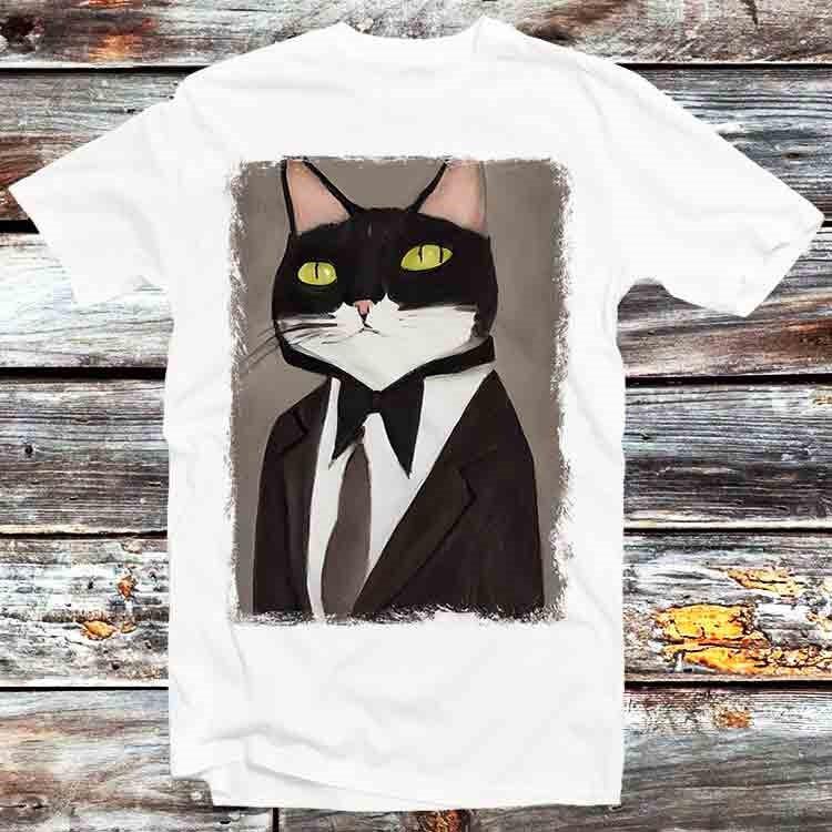Boss Rich Cat Fancy Pants T Shirt B1021