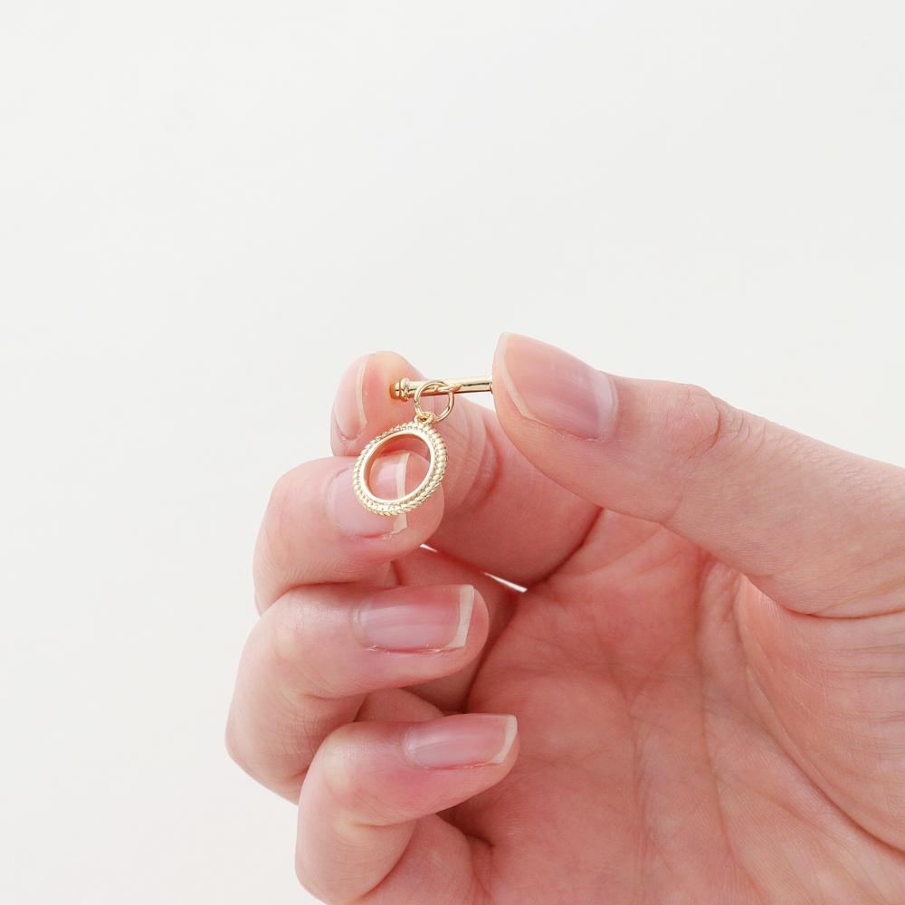 4 Sets 14K18K Gold Color Plated Brass O Toggle Clasps Connector For Diy Bracelet Necklace Jewelry Making Findings Accessories