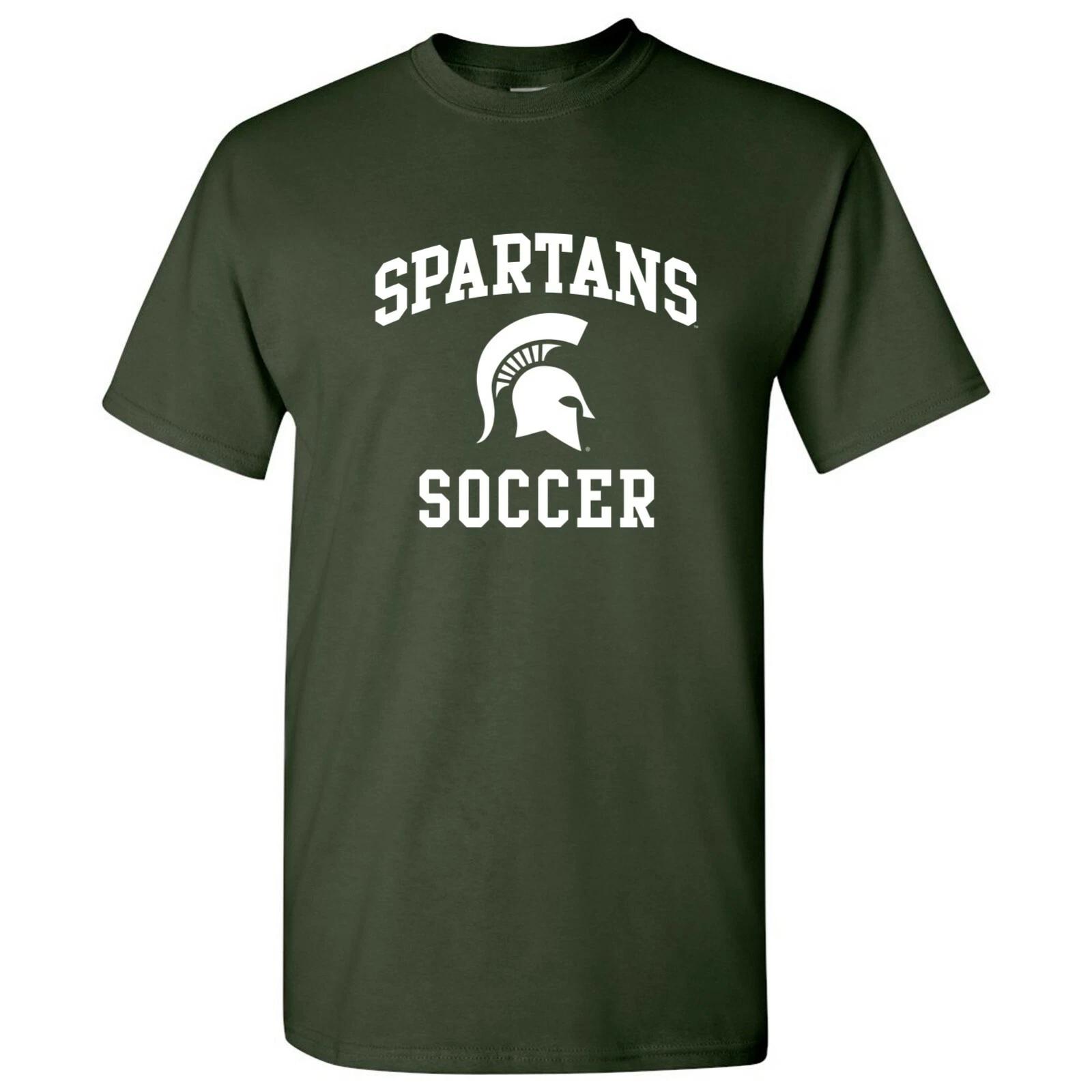 Michigan State Spartans Arch Logo Soccer T-Shirt - Forest S