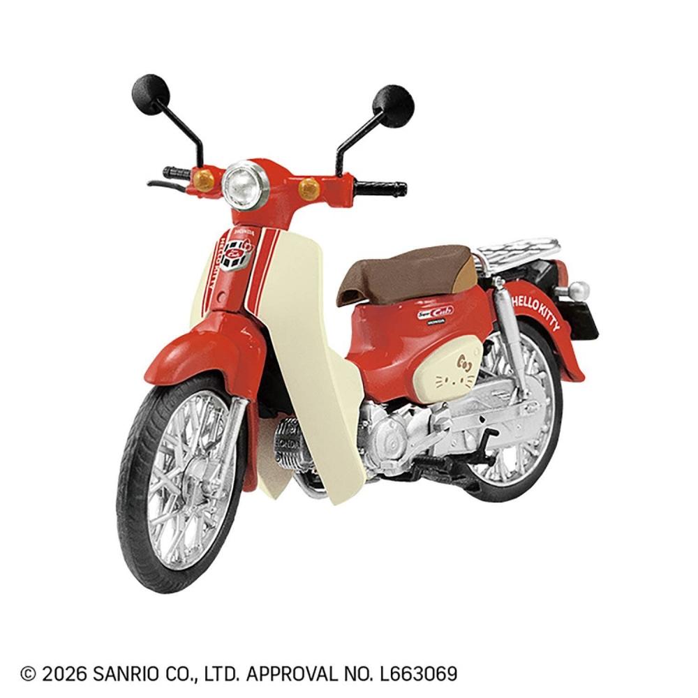 Sanrio 1 24 Sanrio Characters Honda Super Cub 1box 10pcs