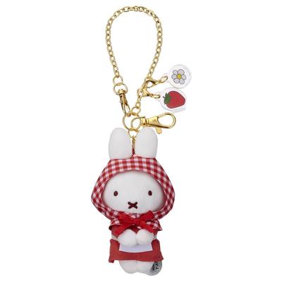 Takara Tomy Arts Bruna Chokkori Thank You Mascot Miffy (Strawberry Red)