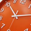HZDHCLH Wanduhr, Stilvoll, Leise, Skandinavisch (Orange Weiß)…