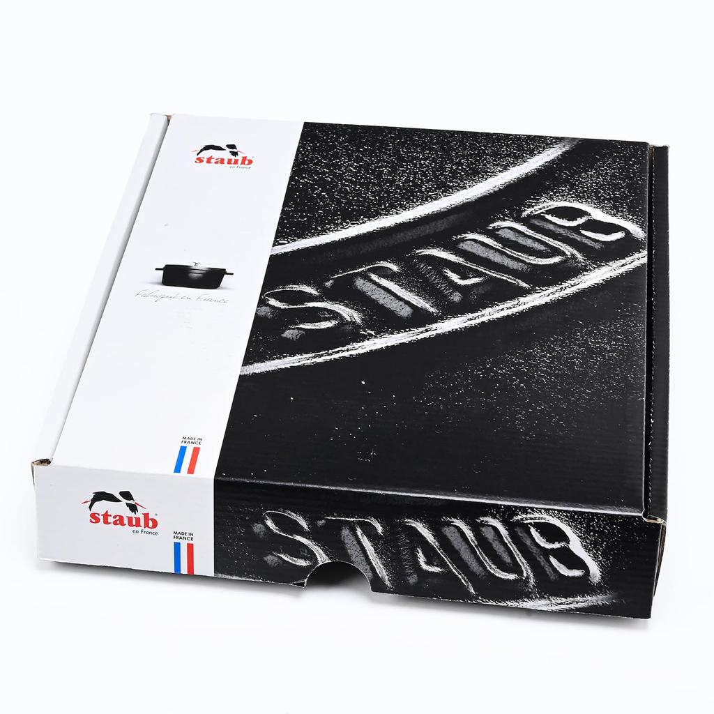 STAUB 20cm Round Skillet, Cherry, Cast Iron, Enamel, 12232006, 40511-661-0, 1004865 [Parallel Import]