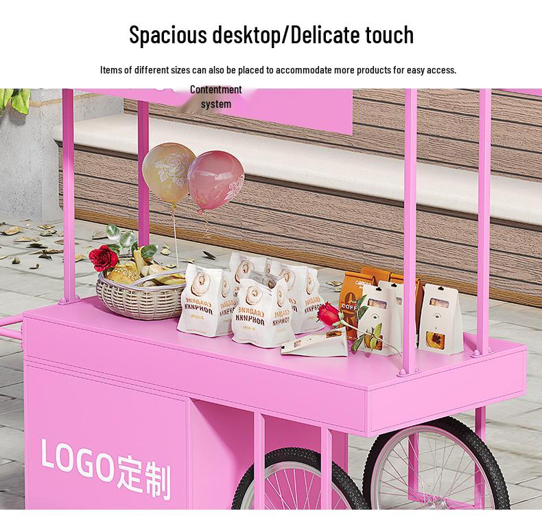 Compact Vending Cart & Promotional Booth for Events and Exhibitions