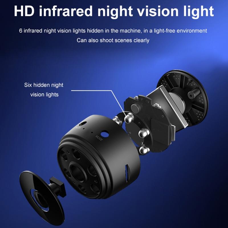 Durable Mini Camera IP Camera HD Wireless Night Vision Recording Camcorder WiFi Remote Monitor With Motion Detection Cam