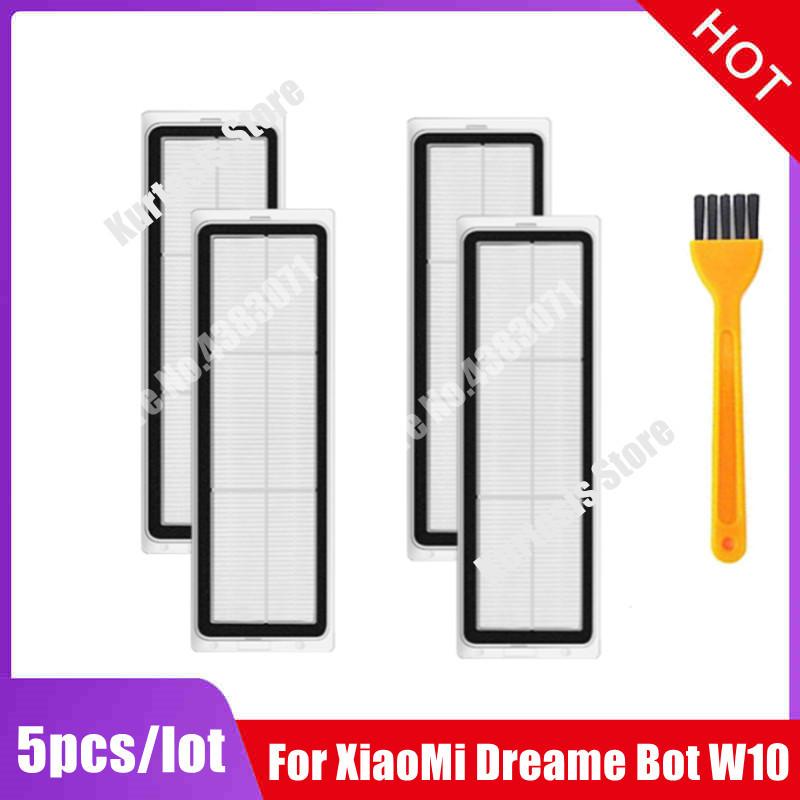 For Dreame Bot W10 / W10 Pro Vacuum Cleaner Parts Main Side Brush Washable Hepa Filter Mop Cloth Replacemen Accessories