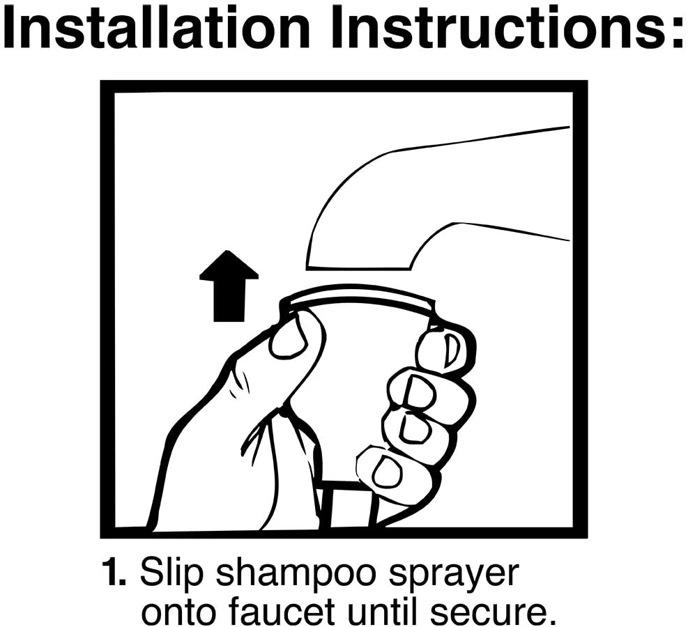 Portable Sink Hose Faucet Sprayer,Shampoo Sprayer Handheld Hose Faucet for Bathing Baby,Pets,Washing Hair, Rinsing Vegetables
