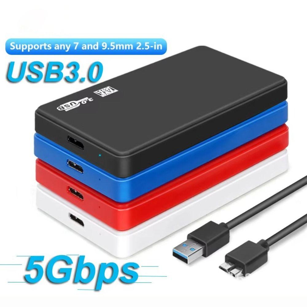 5Gbps Speed Hard Drive Box 2.5 Inch HDD Box New SSD External Hard Drive Case