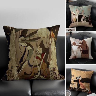 Strange Stories Pillow Case Anti-dustmite Invisible Zipper Sofa Bed