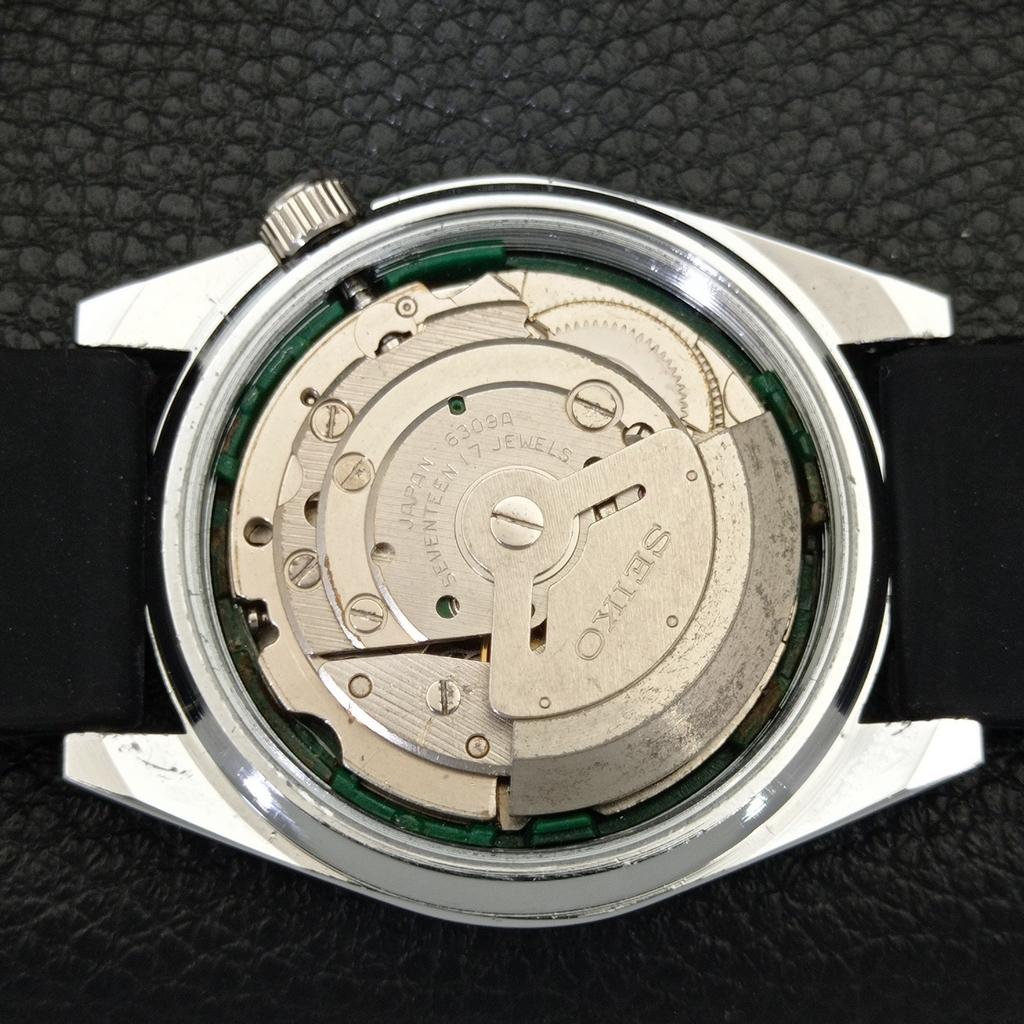 AUTOMATIC VINTAGE REFURBISHED SEIKO 5 6309A JAPAN MENS SILVER WATCH A441099-4 Sk-a441099
