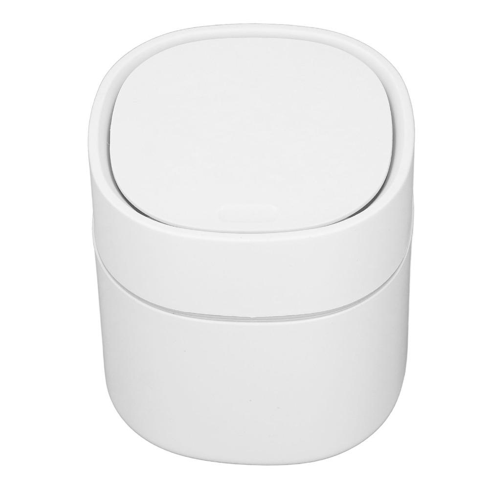 Mini Push Button Lid Mini Desktop Trash Can Small Debris Storage Can Desk Trash Can With Lid Desktop Countertop