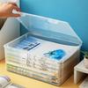 Transparent Desktop Book Organizer and Stand for Office or Student Use