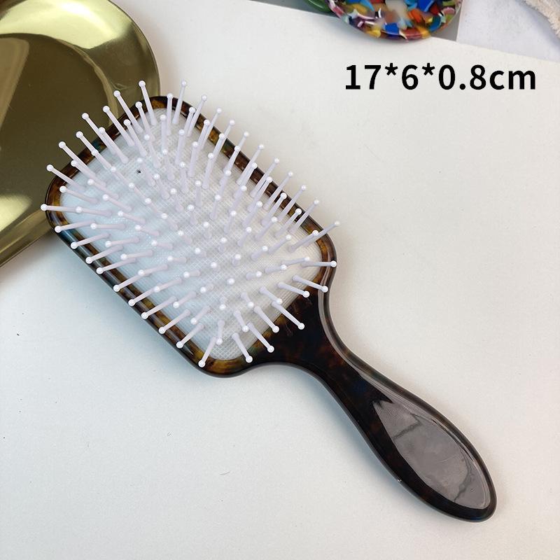 European Acetate Fiber Airbag Comb for Girls – Fluffy Crown Massage Cushion Comb