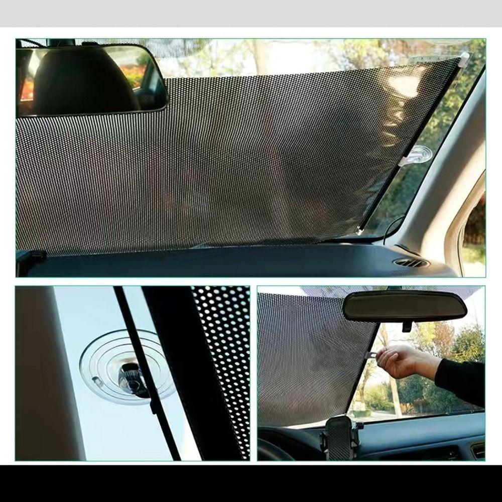 Retractable Car Sun Block Shutter Glare Guard Side Window Block Sun Shade  Automobile