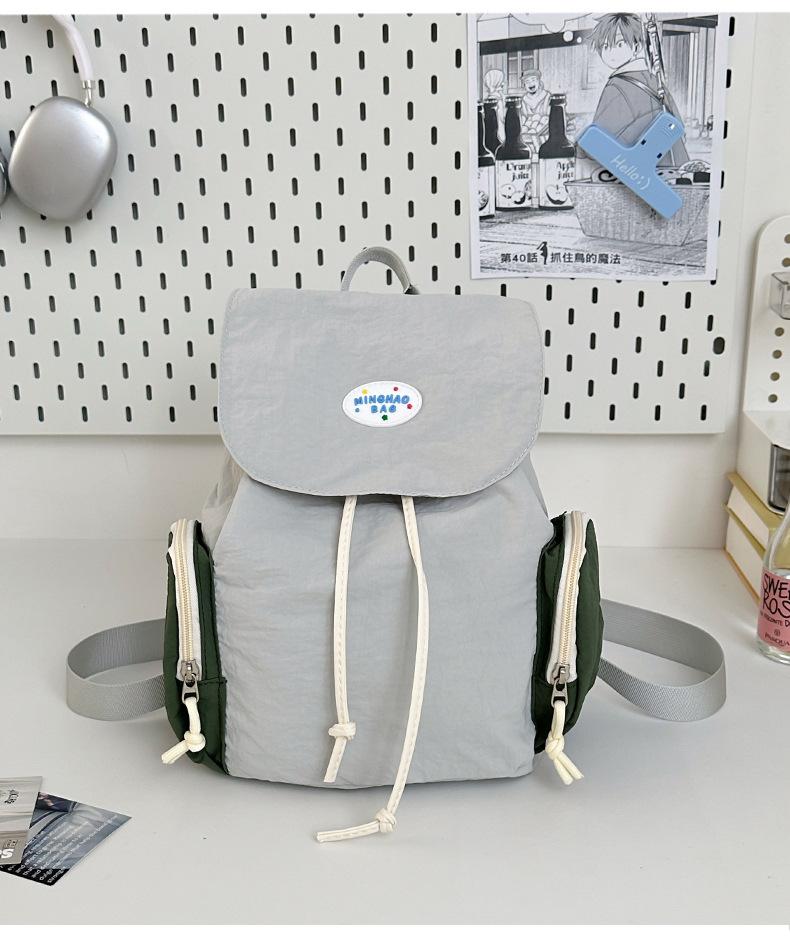 Schoolbag Japanese Casual Schoolbag for Girls Junior High School Students Cute and Lightweight Travel Small Backpack for Girls High School Students