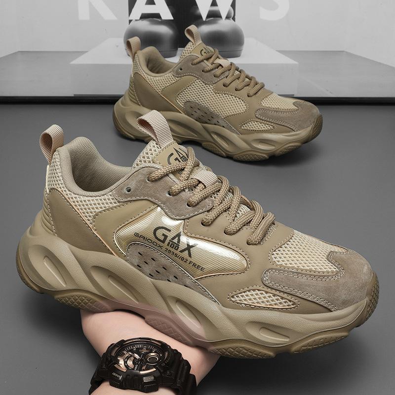 Modische vielseitige Nischen-Herrenschuhe 2025 neue Frühling Mesh-Netzschuhe lässige Sport-Board-Schuhe