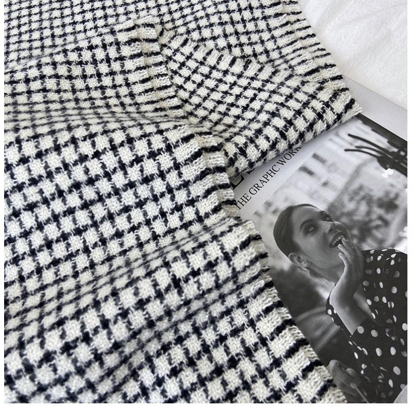 Scarf Women's Autumn and Winter New Imitation Cashmere Plaid Fringed Shawl Couple Thickened Scarf Warm Windproof Neck Scarf Casual Outdoor