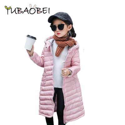 Mädchen Trenchcoats Neue Winter Kinder Kleidung Mantel Kinder Kapuze Plus Samt Baumwolle gepolsterte Kleidung