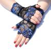 Fashion Women Cycling Sunscreen Mittens Lace Gloves Dance Half Finger Gloves