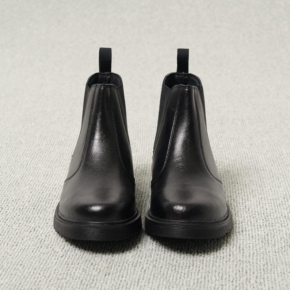 [Analog Mood] Standard Round Leather Chelsea Boots [AN25S5101] [Shipped from Korea] 100% Authentic