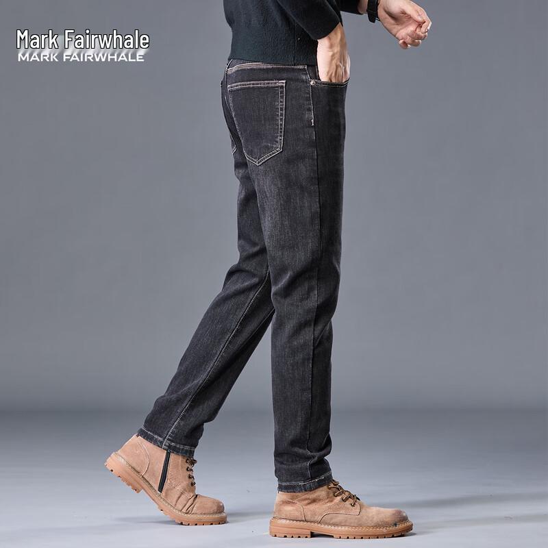 Mark Fairwhale Men's Versatile Stretch Straight Jeans