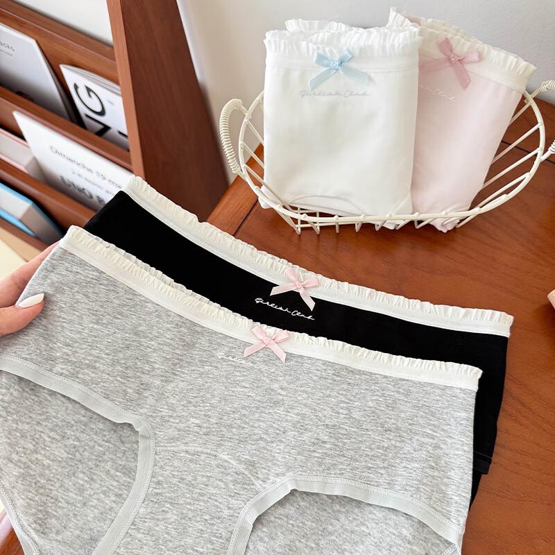 Maoren Women's Japanese Style 7A Antibacterial Cotton Briefs
