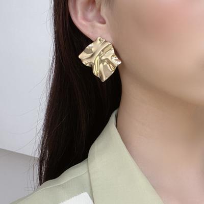S925 Silver Needle Trend Stud Earrings Metallic Creative Irregular Earrings Fashion Jewellery for Women (5pcs Free Shippng)