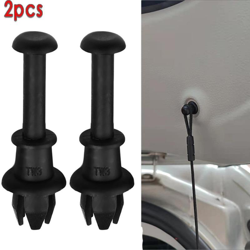 2/4PCS Car Retainer Clips Black Vehicle Trunk Luggage Rack Hook Pivot Fastener Buckle Interior Trim Card Door Liner Fixed Clamp