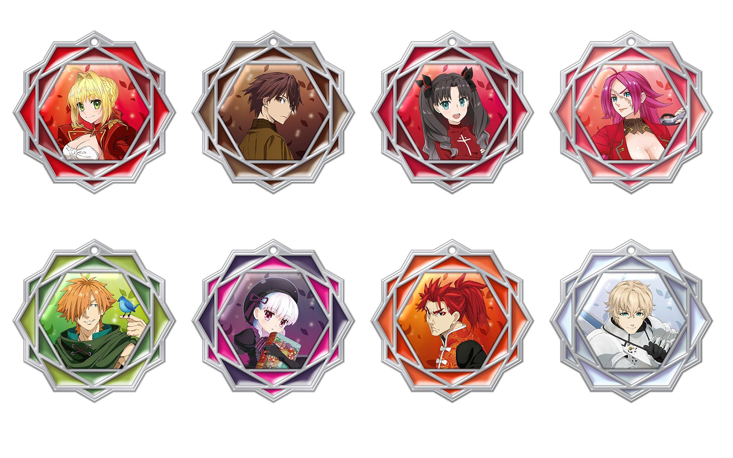 Коллекция витражных брелоков FateEXTRA Last Encore (BOX)