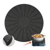 Magnetic Stove Induction Cooktop Mat Silicone Nonslip Scratch Protector Black Home Cooking Mats Silicone Texture