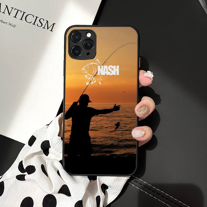Nash Fishing Art Phone Case for iPhone 11 12 13 Mini Pro XS MAX 8 7 6 6S Plus X 5S SE 2020 XR Case