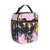 K-On Anime Insulated Lunch Bags Large Yui Mio Ritsu Ui Azusa Reusable Cooler Bag Tote Lunch Box School  Picnic Girl Boy