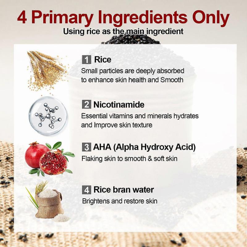 Peel Shot Glow Ampule Duo s rýžovou vodou - Bílá & Černá rýžová voda ve spreji pro typy toniků | Denní jemně exfoliační, lehká hydratační formule pro všechny typy pleti