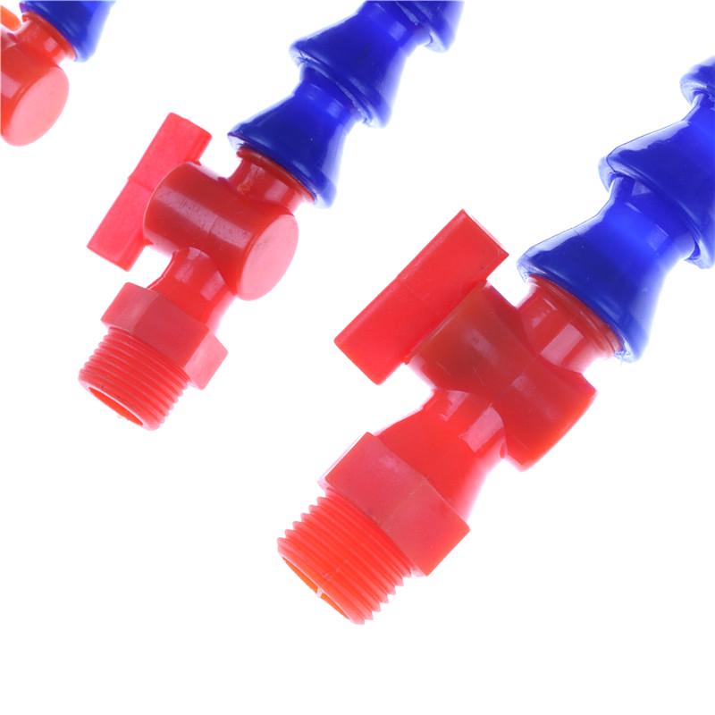 Flexibler 1/4" 3/8" 1/2" Wasser-Öl-Kühlmittel-Rohrschlauch, runde Düse mit Schalter