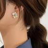 Elegante florale Ohrstecker für Damen - Schicker Zinklegierung mit Edelstahlstiften, Perfekt für Alltag und Date-Night-Wear