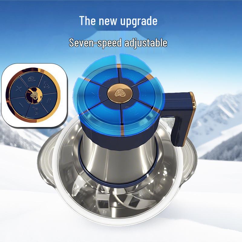 Seven-Speed Stainless Steel Multifunctional Meat and Vegetable Chopper