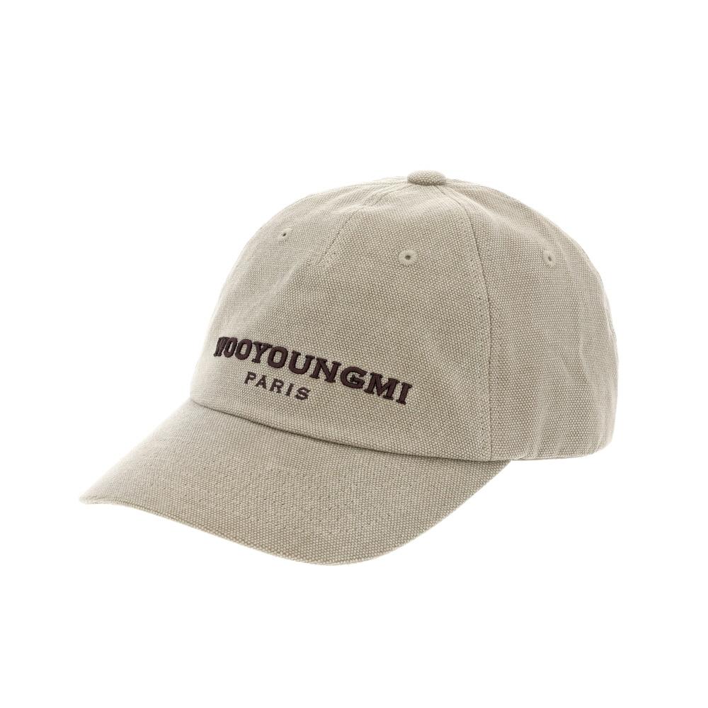 

Wooyoungmi Oxford Denim Embroidery Logo Cap W253ac54 W253AC54 985E