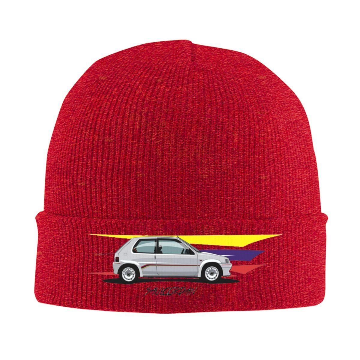 

106 Rally Warm Knitted Cap Winter Knit Bonnet Hat Skullies Beanies Hip Hop Caps for Unisex One Size