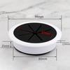 80MM Desk Cord Grommet Wire Hole Cover Line Outlet Port Threading Box Cover Cable Passing Box Office Table Cable Organizer