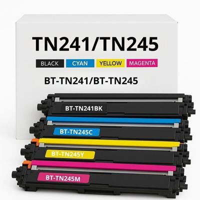 Kompatible Tonerkartuschen - SHOP-STORY - TN241/TN245 - 4er-Pack - Brother Drucker - Laser