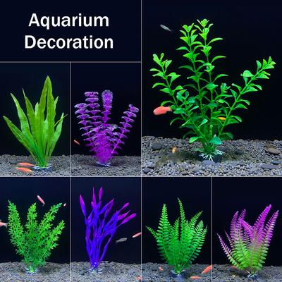 Simulation Artificial Plants Aquarium Decor Grass Water Weeds Ornament Plant Fish Tank Aquarium Grass Decoration Accessories