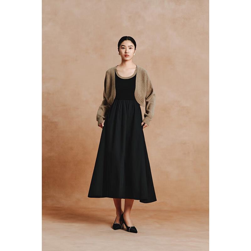 Gejin Women's A-Line Solid Sleeveless Dress