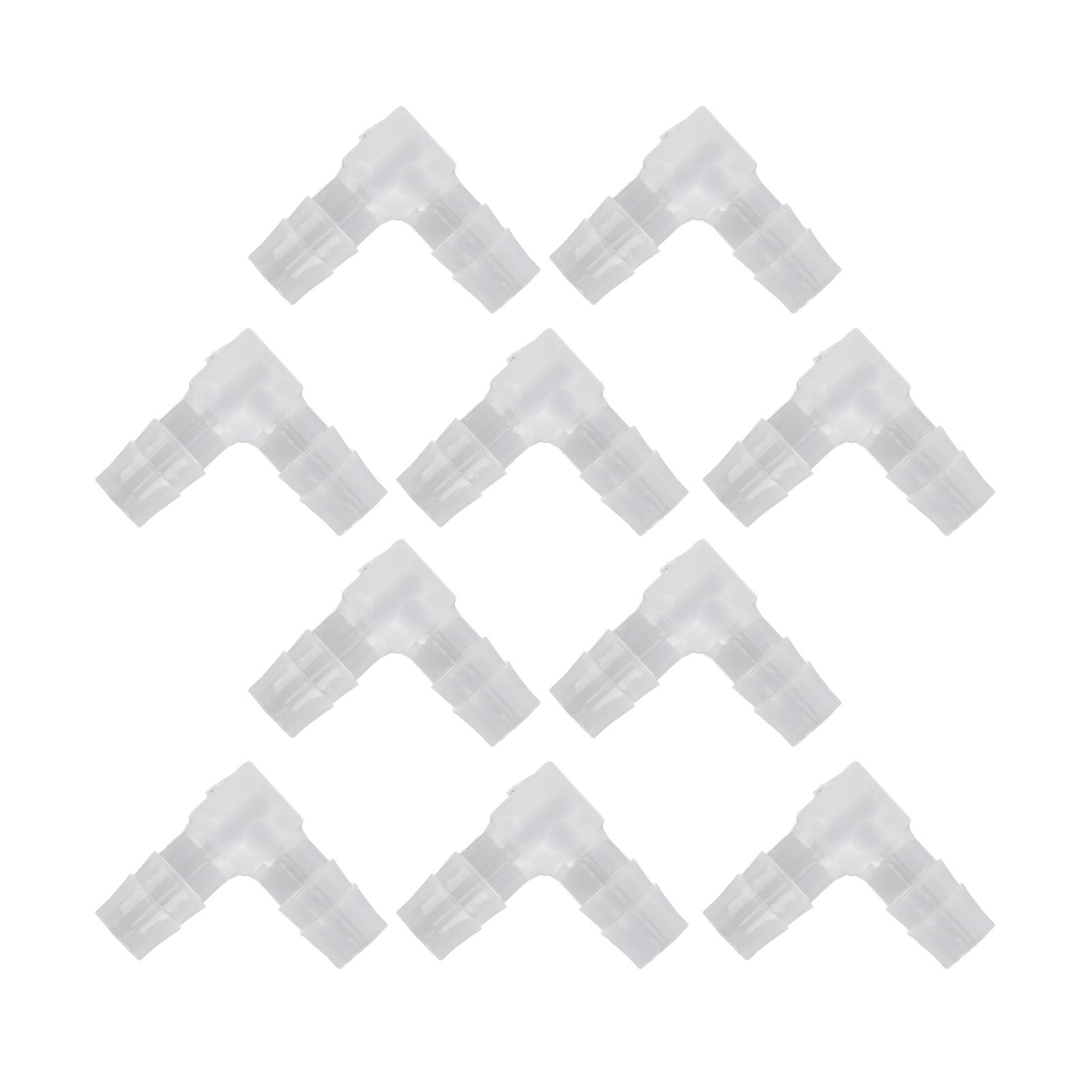 

10 шт. Пластиковый фитинг-штуцер для шланга-колена 90 градусов Равный штуцерный переходник L-образной формы для аквариума 4 мм 8mm / 0.31in Dia