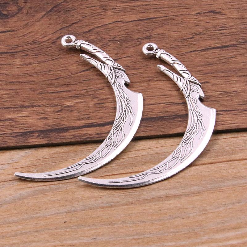 15 DIY Alloy Weapon Charms: Swords, Knives, Guns, Bows & More