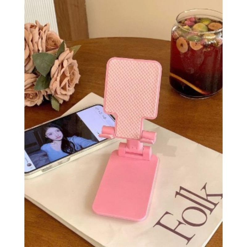 

Desk Mobile Phone Holder Metal Mobile Phone Holder Desktop Lazy Live Shooting Special Tablet IPad Bedside Universal 1Pcs рожевий