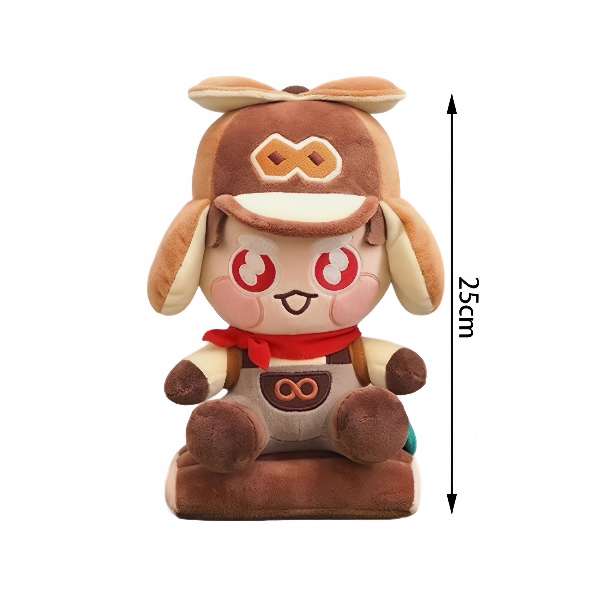 Новый продукт 2026 Cookie Run Kingdom Плюшевые печеньки, Сопутствующие игры, Плюшевые игрушки кофейный