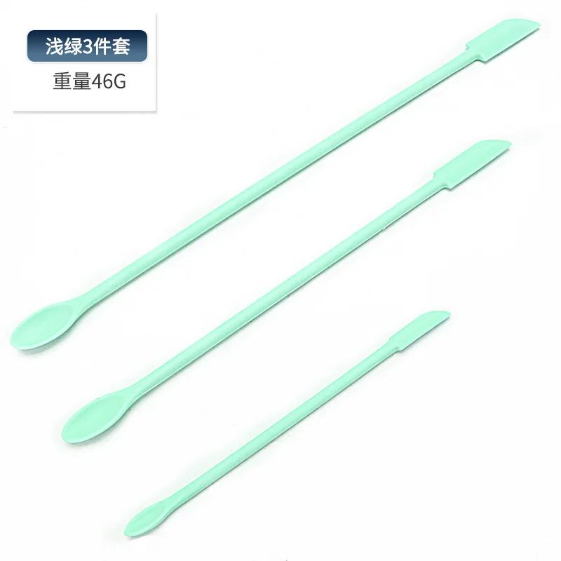 3 Sizes Spatula Cosmetic Spatula Make Up Spatula Mini Silicone Spatula Small Silicone Spatula for Cosmetic Narrow Bottles Beauty