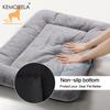 Ultra Soft Dog Beds Crate Pad - Washable Anti-Slip Kennel Sleeping Mat for Medium to Large Dogs Cozy Two Sizes Available