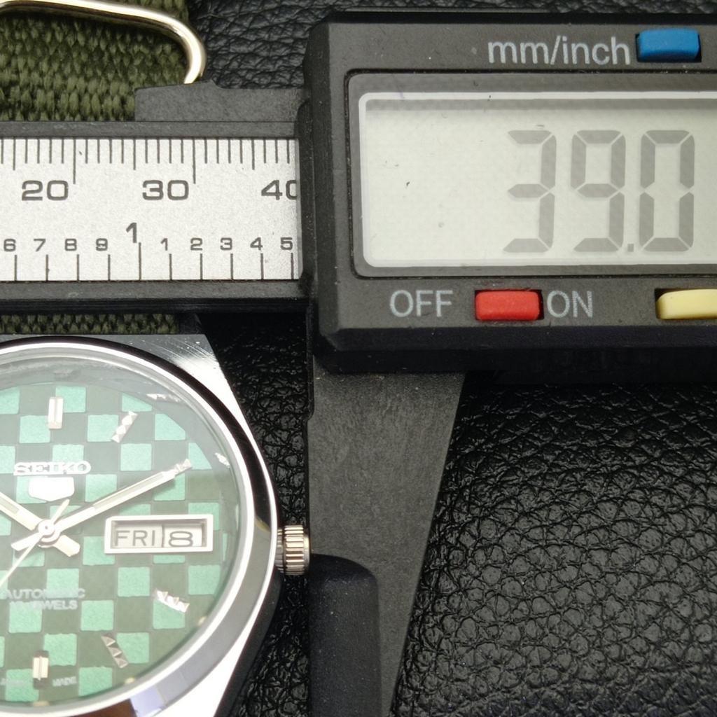 REFURBISHED JAPAN SEIKO 5 6309A AUTOMATIC MENS GREEN COLOR DIAL WATCH a440294-4 Sk-a440294