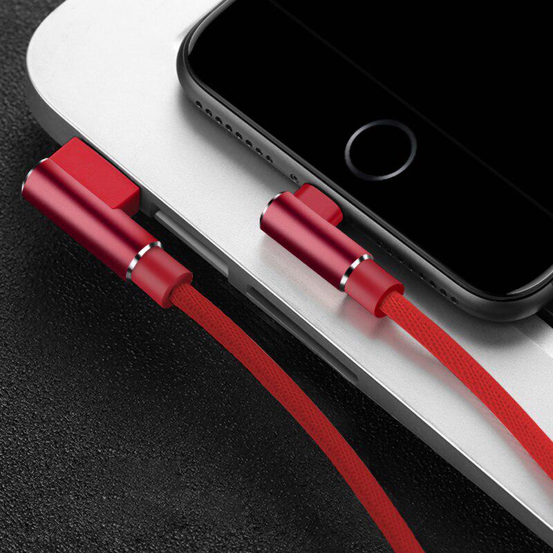 

1/2/3m 90 Degree Fast Charge Data Type C Micro USB C Cable For Samsung Huawei Xiaomi Oneplus OPPO Type-c Charger Long Mobile Phone Wire Cord Micro USB- 1m